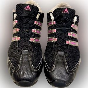 VTG RARE ADIDAS RUN TRAIN WALK ATHLETIC SPORT BLACK PINK YYA 606001 045831 SZ7.5